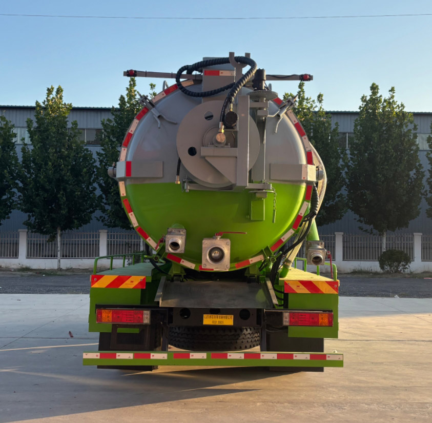 Sanitation cleaning and suction truck