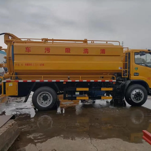 Efficient Cleaning And Suction Truck