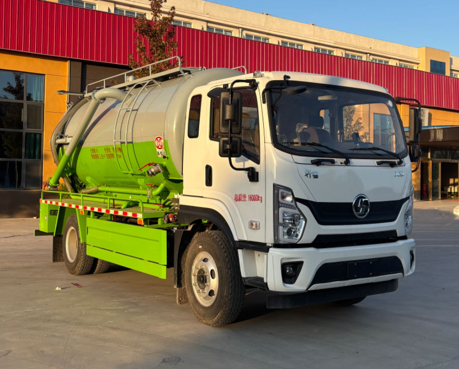 Sanitation cleaning and suction truck