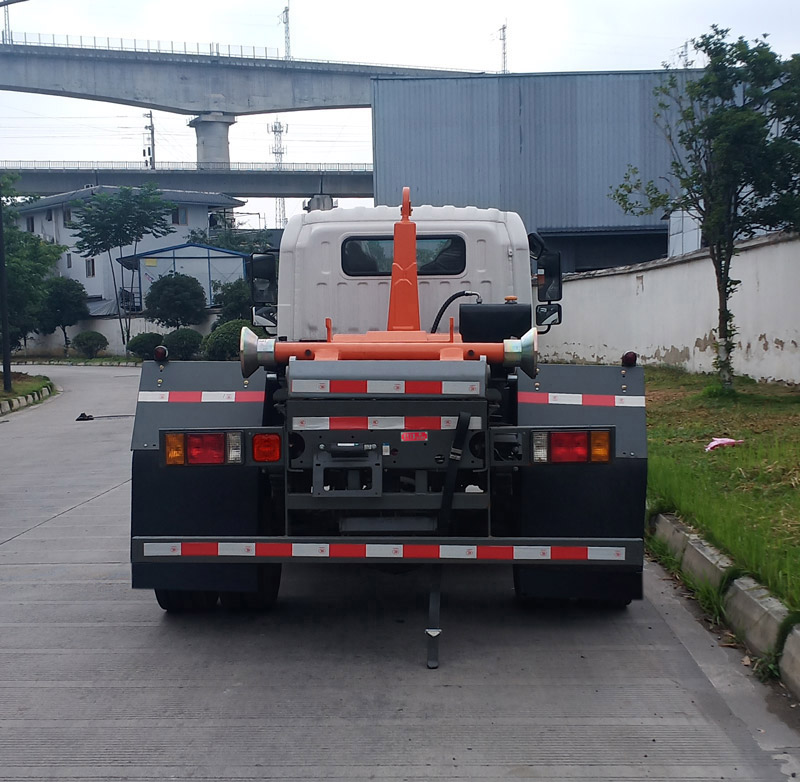 Pure electric detachable garbage truck